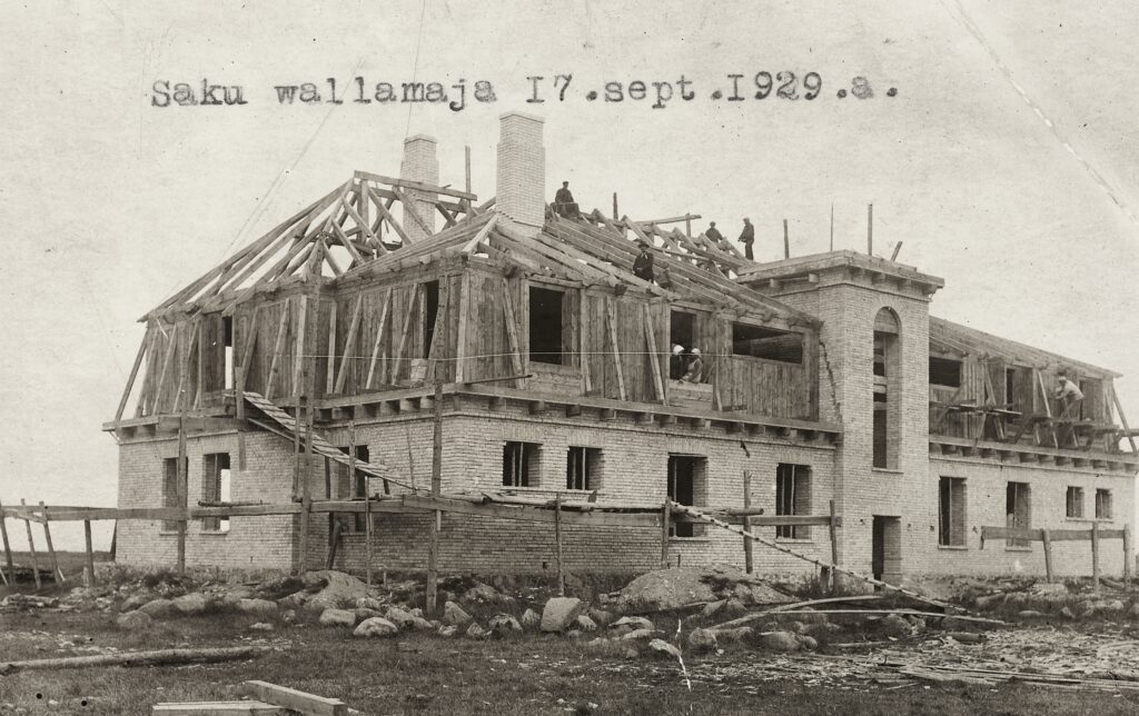 Saku kogukonnamaja ehitus 17. septembril 1929